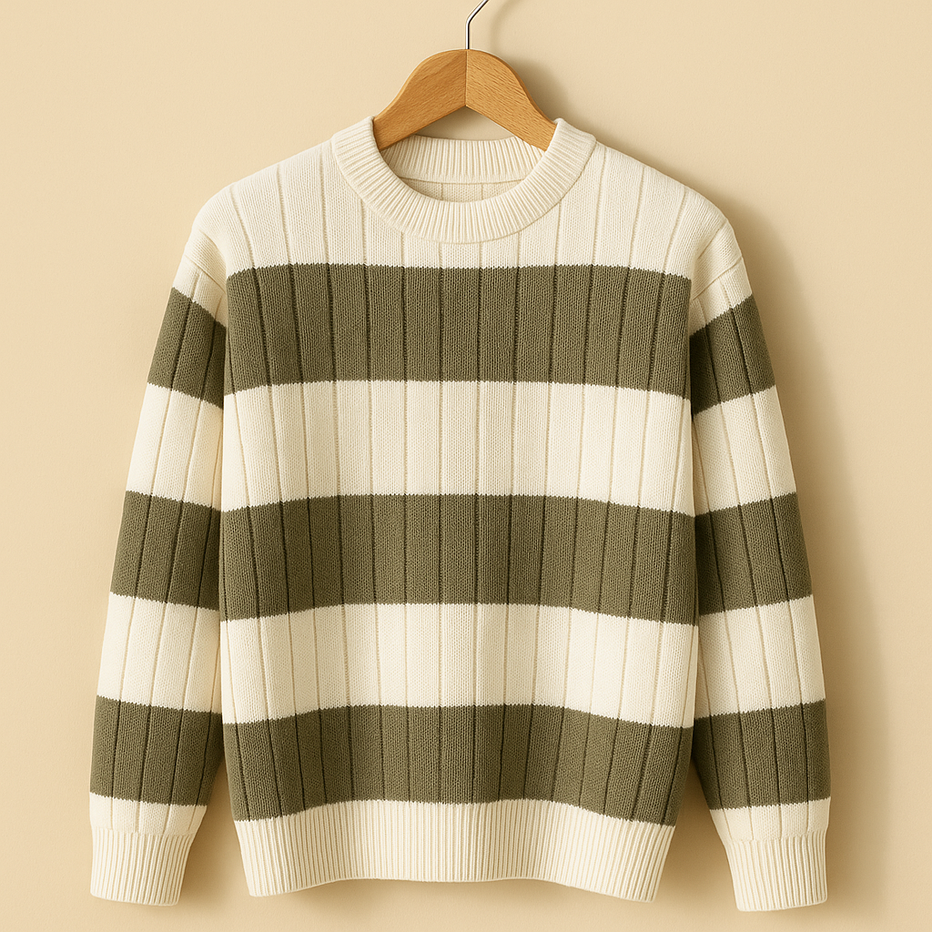 Striped Crewneck Sweater